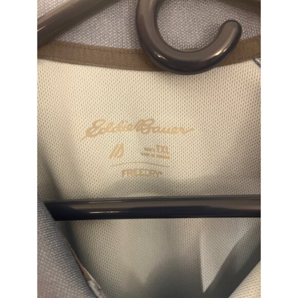 Eddie Bauer FreeDry Blue Polo Shirt Short Sleeve Lightweight Moisture-Wicking - Picture 3 of 8